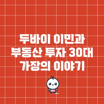 두바이 이민과 부동산 투자: 30대 가장의 이야기