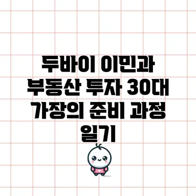 두바이 이민과 부동산 투자: 30대 가장의 준비 과정 일기