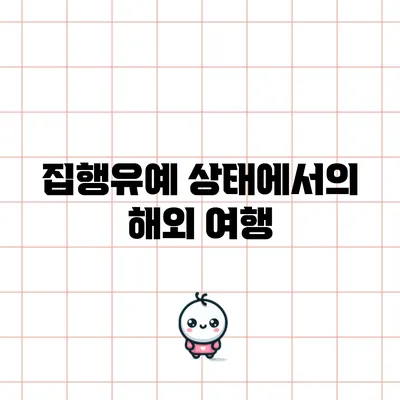 집행유예 상태에서의 해외 여행