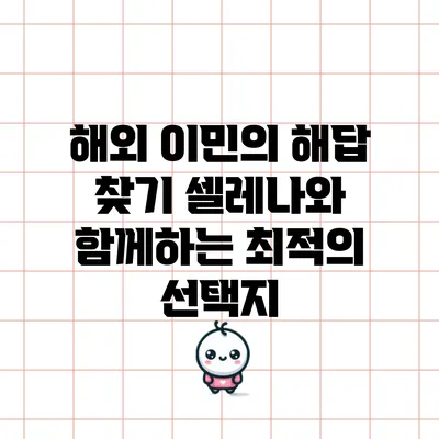 해외 이민의 해답 찾기: 셀레나와 함께하는 최적의 선택지