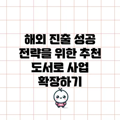 해외 진출 성공 전략을 위한 추천 도서로 사업 확장하기